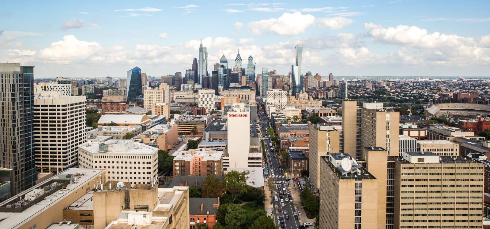 University City District Philadelphia Skyline