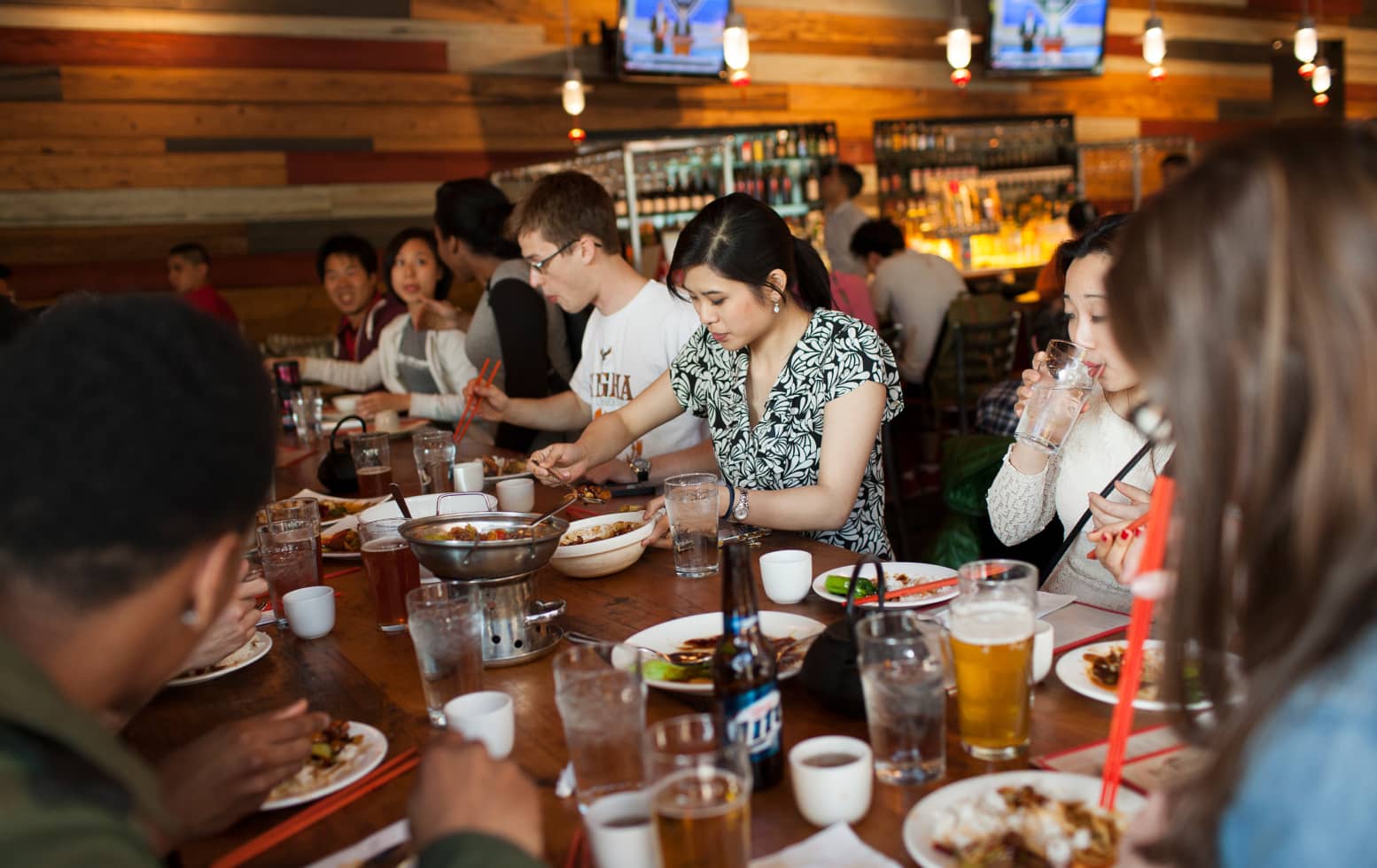 University City Dining Days Students Eating