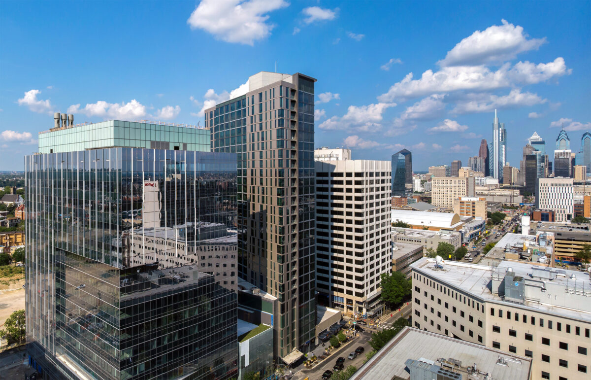 Photograph of University City office buildings