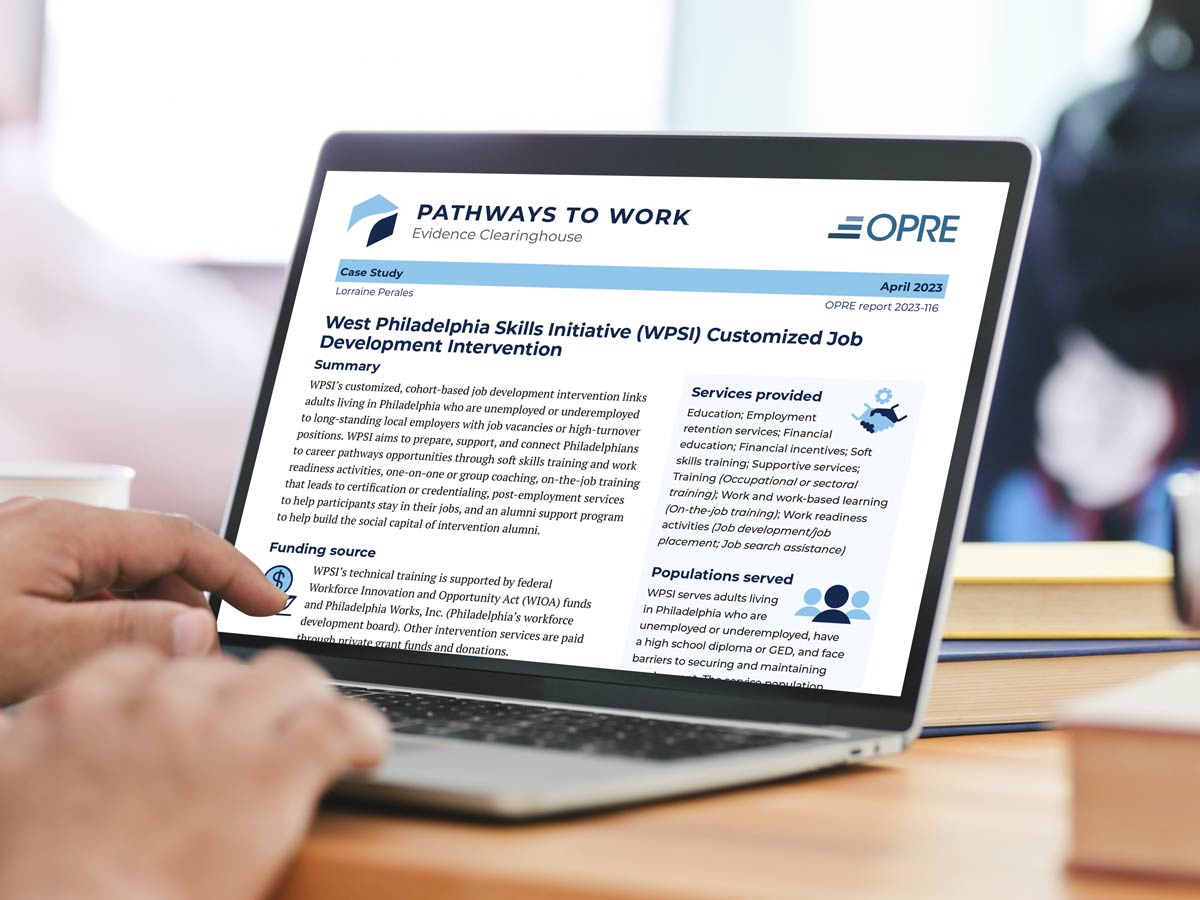 OPRE Pathways To Work header image