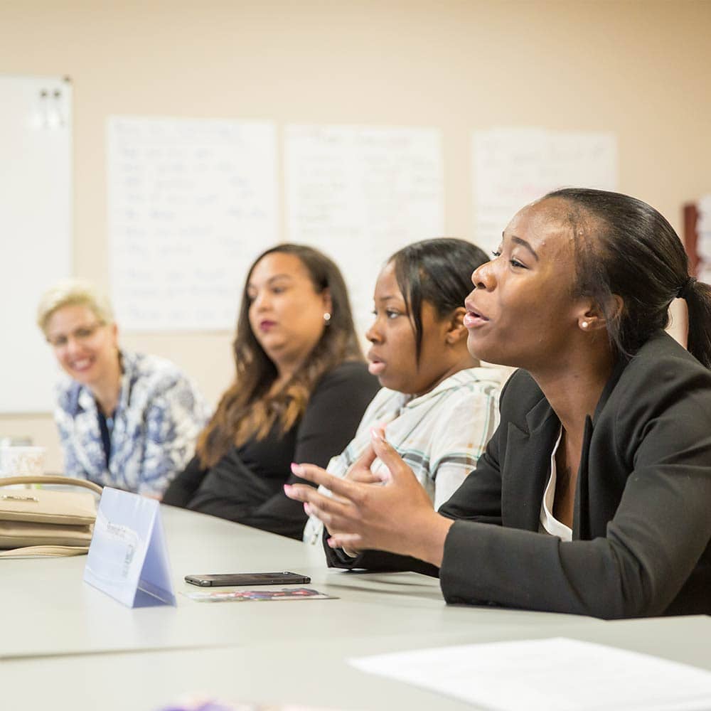 Skills Initiative participants in the classroom